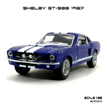 โมเดลรถ SHELBY GT-500 1967 สีน้ำเงิน (1:38)