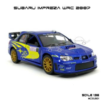 โมเดลรถ SUBARU IMPREZA WRC 2007 (1:36) รถเหล็ก ราคาถูก