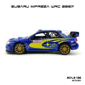 โมเดลรถ SUBARU IMPREZA WRC 2007 (1:36) รถโมเดลเหมือนจริง น่าสะสม
