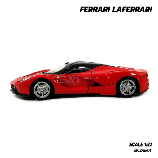 โมเดลรถ เฟอร์รารี่ FERRARI LAFERRARI สีแดง (Scale 1:32) โมเดลรถเหล็ก ลาเฟอร์รารี่ มีลานวิ่งได้