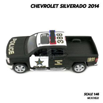 โมเดลรถตำรวจ CHEVROLET SILVERADO 2014 (1:46) รถโมเดลของเล่น พร้อมตั้งโชว์