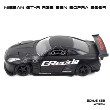 โมเดลรถสปอร์ต NISSAN GT-R R35 BEN SOPRA 2009 (1:32) รถโมเดลแต่ง สวยๆ