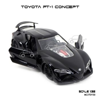 โมเดลรถสปอร์ต TOYOTA FT-1 CONCEPT สีดำ (1:32) เปิดประตูซ้ายขวาได้