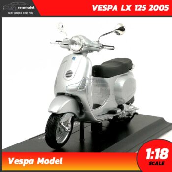 โมเดลรถเวสป้า VESPA LX 125 2005 สีบรอนด์ (Scale 1:18)