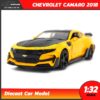 โมเดลรถเหล็ก CHEVROLET CAMARO 2018 สีเหลือง (Scale 1:32)