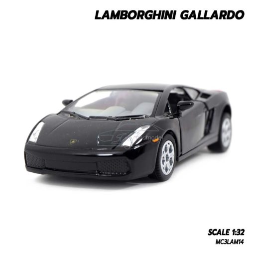 โมเดลรถเหล็ก LAMBORGHINI GALLARDO สีดำ (1:32)