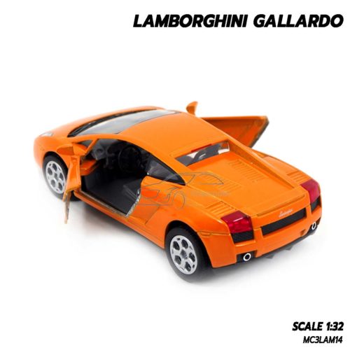 โมเดลรถเหล็ก LAMBORGHINI GALLARDO สีส้ม (1:32) lamborghini models open the doors