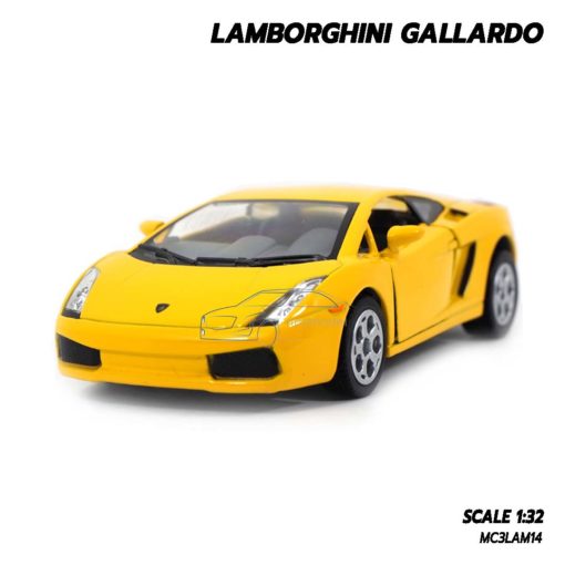 โมเดลรถเหล็ก LAMBORGHINI GALLARDO สีเหลือง (1:32) lamborghini models