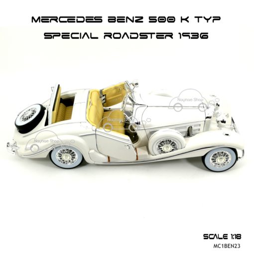 โมเดลรถ MERCEDES BENZ 500 K TYP SPECIAL ROADSTER 1936 (1:18) โมเดลสำเร็จ