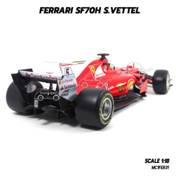 โมเดล F1 FERRARI SF70H S.VETTEL (1:18) รุ่นหายาก น่าสะสม