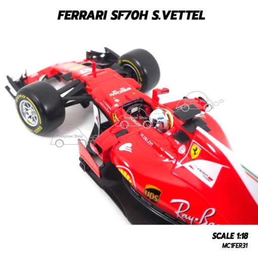 โมเดล F1 FERRARI SF70H S.VETTEL (1:18) โมเดลรถสมจริง