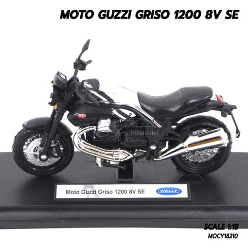 โมเดลมอเตอร์ไซด์ MOTO GUZZI GRISO 1200 8V SE (1:18) โมเดลรถสะสม รุ่นขายดี
