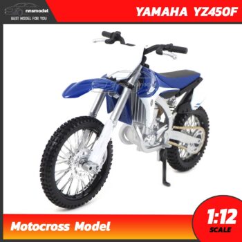 โมเดลมอเตอร์ไซด์ รถวิบาก YAMAHA YZ450F (Scale 1:12) Motocross Model
