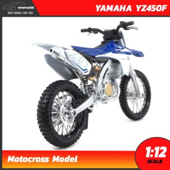 โมเดลมอเตอร์ไซด์ รถวิบาก YAMAHA YZ450F (Scale 1:12) Motocross Model ประกอบสำเร็จ