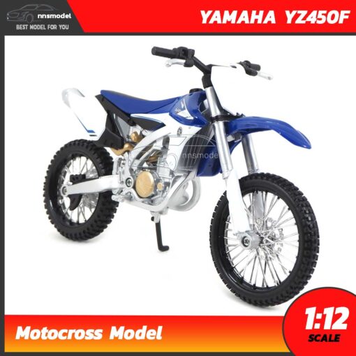 โมเดลมอเตอร์ไซด์ รถวิบาก YAMAHA YZ450F (Scale 1:12) Motocross Model ประกอบสำเร็จ จำลองสมจริง