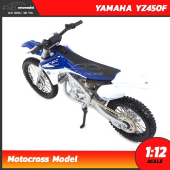 โมเดลมอเตอร์ไซด์ รถวิบาก YAMAHA YZ450F (Scale 1:12) Motocross Model พร้อมตั้งโชว์