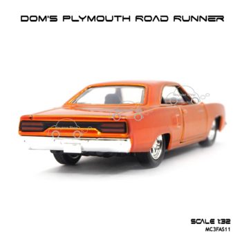 โมเดลรถฟาส Dom's Plymouth Road Runner (1:32) โมเดลรถเหล็ก ราคาถูก