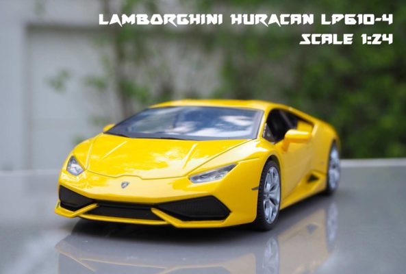 โมเดลรถ LAMBORGHINI HURACAN LP610 (1:24) โมเดลแลมโบ รุ่นขายดี