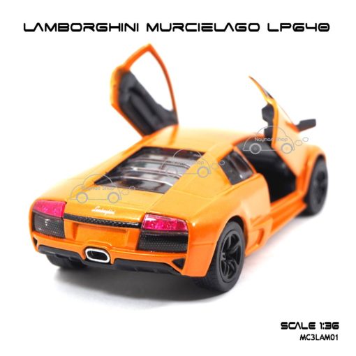 โมเดลรถ LAMBORGHINI MURCIELAGO LP640 สีส้ม (1:36) รถของเล่นราคาถูก