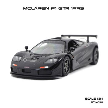 โมเดลรถเหล็ก MCLAREN F1 GTR 1995 สีดำ (1:34)