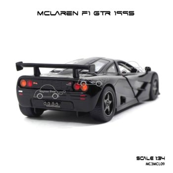 โมเดลรถเหล็ก MCLAREN F1 GTR 1995 สีดำ (1:34) สปอยเลอร์สวยๆ