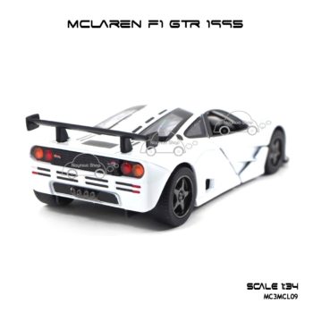 โมเดลรถเหล็ก MCLAREN F1 GTR 1995 สีขาว (1:34) รถของเล่น มีรุ่นให้เลือกเยอะ