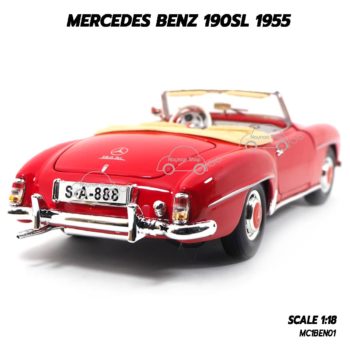 โมเดลรถเบนซ์ MERCEDES BENZ 190SL 1955 (1:18) รถคลาสสิคสวยๆ