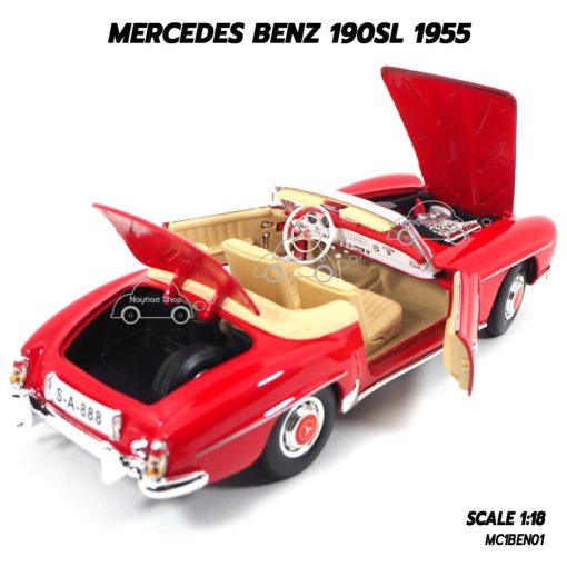 โมเดลรถเบนซ์ MERCEDES BENZ 190SL 1955 (1:18) รถโมเดลเหมือนจริง