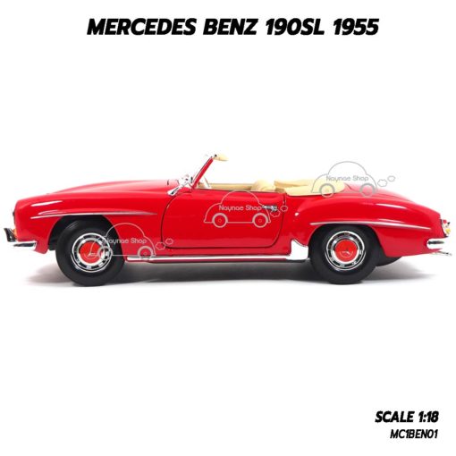 โมเดลรถเบนซ์ MERCEDES BENZ 190SL 1955 (1:18) โมเดลรถประกอบสำเร็จ