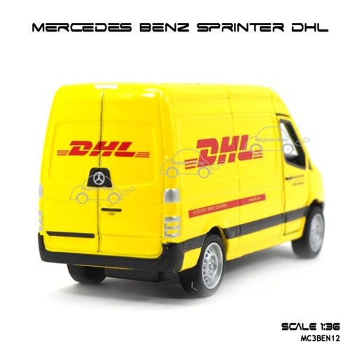โมเดลรถ MERCEDES BENZ SPRINTER DHL (1:36) รถโมเดลเหมือนจริง