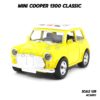 โมเดล รถคลาสสิค MINI COOPER 1300 CLASSIC สีเหลือง (1:38)