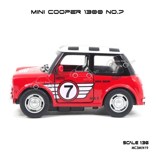 โมเดลรถเหล็ก MINI COOPER 1300 สีแดง (1:38) รถเหล็ก ราคาถูก
