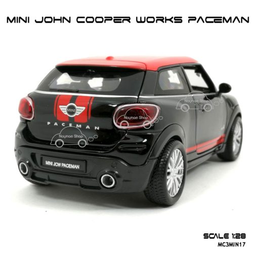 โมเดลรถ MINI JOHN COOPER WORKS PACEMAN สีดำ (1:28) โมเดลรถน่ารัก น่าสะสม