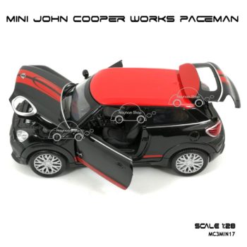 โมเดลรถ MINI JOHN COOPER WORKS PACEMAN สีดำ (1:28) โมเดลรถรุ่นขายดี