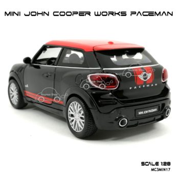 โมเดลรถ MINI JOHN COOPER WORKS PACEMAN สีดำ (1:28) โมเดลรถราคาถูก