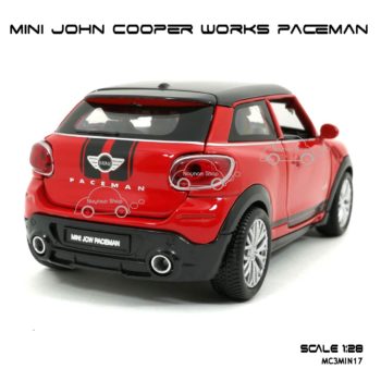 โมเดลรถ MINI JOHN COOPER WORKS PACEMAN สีแดง (1:28) รถโมเดลเหมือนจริง