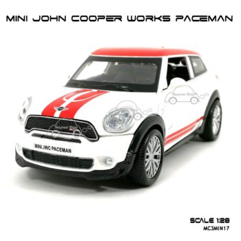 โมเดลรถ MINI JOHN COOPER WORKS PACEMAN สีขาว (1:28)