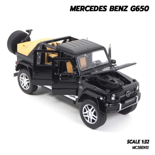 โมเดลรถเบนซ์ MERCEDES BENZ G650 สีดำ (Scale 1:32) โมเดลรถเหล็ก เปิดประตูได้ครบ