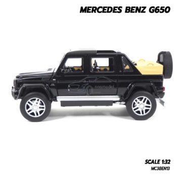 โมเดลรถเบนซ์ MERCEDES BENZ G650 สีดำ (Scale 1:32) โมเดลรถประกอบสำเร็จ พร้อมถ่าน