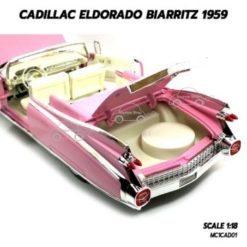 โมเดล รถคลาสสิค CADILLAC ELDORADO BIARRITZ 1959 (1:18) โมเดลรถ มียางอะไหล่
