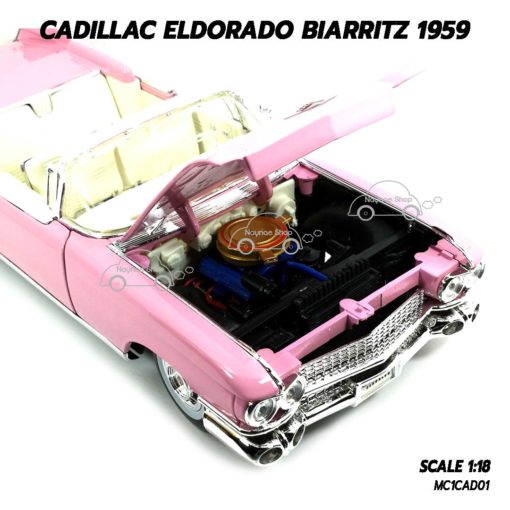 โมเดล รถคลาสสิค CADILLAC ELDORADO BIARRITZ 1959 (1:18) เครื่องยนต์ จำลองเหมือนจริง