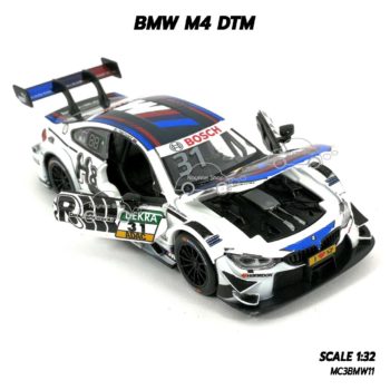 โมเดลรถ BMW M4 DTM (1:32) เปิดฝากระโปรงหน้ารถได้ เครื่องยนต์เหมือนจริง