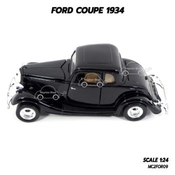 โมเดลรถ FORD COUPE 1934 สีดำ (1:24) ผลิตจากโลหะผสม Die-cast Model