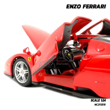 โมเดลรถ เฟอร์รารี่ FERRARI ENZO (Scale 1:24) รถเหล็กจำลอง ภายในรถจำลองเหมือนจริง