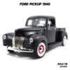 โมเดลรถกระบะ FORD PICKUP 1940 สีดำด้าน (1:18)