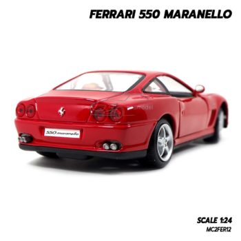 โมเดลรถ FERRARI 550 MARANELLO (1:24) โมเดลจำลองเหมือนจริง