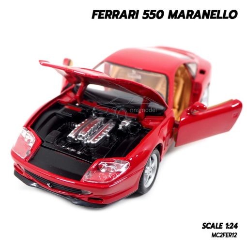 โมเดลรถ FERRARI 550 MARANELLO (1:24) เครื่องยนต์เหมือนจริง