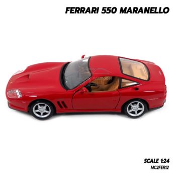 โมเดลรถ FERRARI 550 MARANELLO (1:24) โมเดลเฟอร์รารี่ ราคาถูก