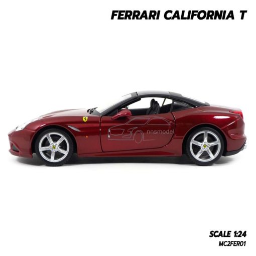 โมเดลรถ FERRARI CALIFORNIA T สีแดง (1:24) โมเดลเฟอร์รารี่จำลอง ประกอบสำเร็จ พร้อมตั้งโชว์ model car