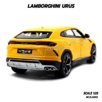 โมเดลรถ LAMBORGHINI URUS สีเหลือง (1:25) โมเดลจำลองเหมือนจริง